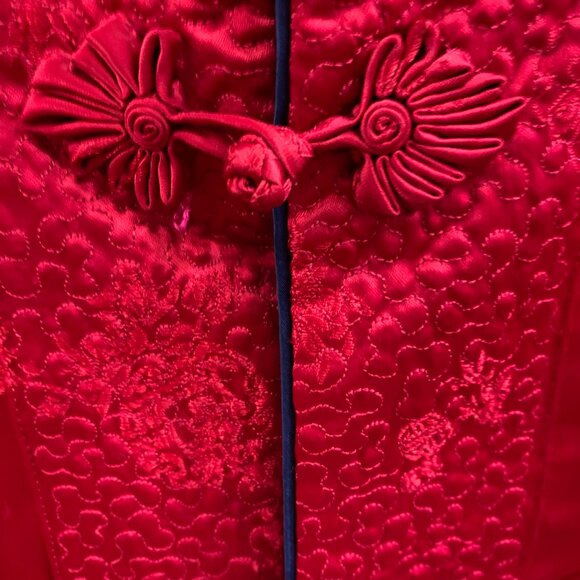 Reversible quilted embroidered Jacket = Size small - Picture 9 of 10